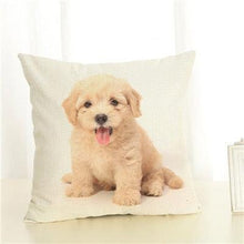 Load image into Gallery viewer, Cute Pet Dog Printed Cushion Cover Linen Pillow Cover Decorative Throw Pillow Cover For Sofa Chair Home