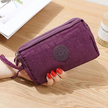Load image into Gallery viewer, Cute Pink Leather Woman Wallet Fashion Stylish Zipper Mini Bag For Women Short Simple Wallets