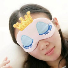 Load image into Gallery viewer, Cute Princess Eye Sleeping Mask Lightweight Eye Patch Comfortable Soft Blindfold Perfect For Blocking Light