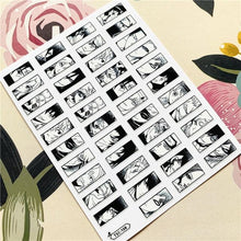 Load image into Gallery viewer, Cute rabbit Cute cat Japanese Justice Girl 3D Back Glue Nail Sticker Nail Decoration Nail Art Nail Ornament Self Adhesive Nail Decals for Nail Art Decoration Including Hearts Stars Letters Bowknot Leaves Flowers Plants Fruits Butterflies for Woman