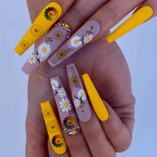 Load image into Gallery viewer, Cute rabbit Cute cat Japanese Justice Girl 3D Back Glue Nail Sticker Nail Decoration Nail Art Nail Ornament Self Adhesive Nail Decals for Nail Art Decoration Including Hearts Stars Letters Bowknot Leaves Flowers Plants Fruits Butterflies for Woman