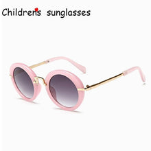 Load image into Gallery viewer, Cute Round Polarized Sunglasses for Kids Girls Boys UV400 Protection Fashionable & Children's Sunglasses New Cute Baby Round Frame & Colorful Sunshade Mirror For Kids