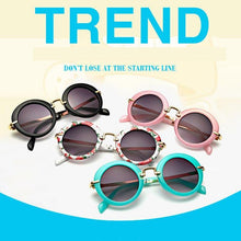 Load image into Gallery viewer, Cute Round Polarized Sunglasses for Kids Girls Boys UV400 Protection Fashionable & Children's Sunglasses New Cute Baby Round Frame & Colorful Sunshade Mirror For Kids