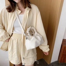 将图片加载到图库查看器,Cute Small Women's Leather Clutches Vintage Style Shoulder Messenger Bags , Handbag And Purses For Women
