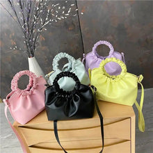 将图片加载到图库查看器,Cute Small Women's Leather Clutches Vintage Style Shoulder Messenger Bags , Handbag And Purses For Women