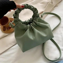 将图片加载到图库查看器,Cute Small Women's Leather Clutches Vintage Style Shoulder Messenger Bags , Handbag And Purses For Women