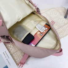 Load image into Gallery viewer, Cute Waterproof Multi-Pocket Women Backpacks with Bear Doll