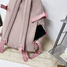 Load image into Gallery viewer, Cute Waterproof Multi-Pocket Women Backpacks with Bear Doll