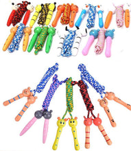 将图片加载到图库查看器,Cute Wood Handle Kids Children Skipping Jump Adjustable Cotton Jump Ropes For Kids Skipping Fitness Rope Wooden Handle Jumping Rope For Children Exercise Workout Activity