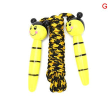 将图片加载到图库查看器,Cute Wood Handle Kids Children Skipping Jump Adjustable Cotton Jump Ropes For Kids Skipping Fitness Rope Wooden Handle Jumping Rope For Children Exercise Workout Activity