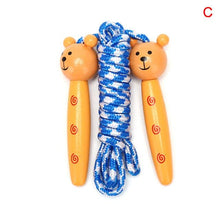 将图片加载到图库查看器,Cute Wood Handle Kids Children Skipping Jump Adjustable Cotton Jump Ropes For Kids Skipping Fitness Rope Wooden Handle Jumping Rope For Children Exercise Workout Activity
