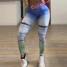 将图片加载到图库查看器,Cute Workout Leggings Women’s Elegant Printed Yoga Leggings Tummy Control Running Pants Telephone 3D Print Women Pants Push Up Running Sports Leggings Slim Pants Female Casual Trousers Modern Fitness Legging