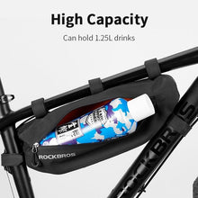 Load image into Gallery viewer, Cycling Bicycle Bags Top Tube Front Frame Bag Waterproof Road Dirt-resistant Bike Accessories Bags Bike Frame Bag Waterproof Bike Elegant Design Bag Bicycle Under Top Tube Bag Corner Pouch Storage Bag For Cycling Accessories