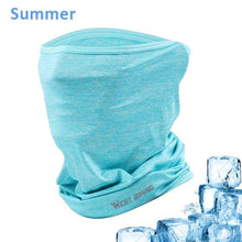 将图片加载到图库查看器,Cycling Headwear Winter Men Anti-sweat Breathable Cycling Face Cover Running Bicycle Bandana Sports Scarf Headband Neck Gaiter Face Mask Scarf Dust Sun Protection Cool Lightweight Windproof Breathable Fishing Hiking Running Cycling
