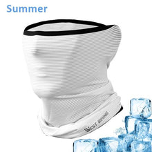 将图片加载到图库查看器,Cycling Headwear Winter Men Anti-sweat Breathable Cycling Face Cover Running Bicycle Bandana Sports Scarf Headband Neck Gaiter Face Mask Scarf Dust Sun Protection Cool Lightweight Windproof Breathable Fishing Hiking Running Cycling
