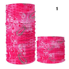 将图片加载到图库查看器,Cycling Mask Outdoor Sports Magic Head Scarf Printing Headband Bike Wrist Band Bandana for Windproof Sunscreen Bike Masks Bandanas Women Men Neck Gaiter Cover Turban Multipurpose Balaclava Elastic UV Face Shields for Women