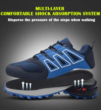 Load image into Gallery viewer, Cycling Mens Waterproof Outdoor Hiking Sneakers Men's Trail Running Shoes Fashion Hiking Sneakers For Men Tennis Cross Training Shoe Mens Casual Outdoor Walking Workout Footwear