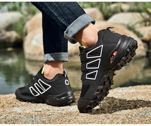Load image into Gallery viewer, Cycling Mens Waterproof Outdoor Hiking Sneakers Men's Trail Running Shoes Fashion Hiking Sneakers For Men Tennis Cross Training Shoe Mens Casual Outdoor Walking Workout Footwear