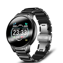 将图片加载到图库查看器,New Ceramic Smart Sport Fitness Watch For Women With Heart Rate Blood Pressure Monitor For Android and IOS Sistems Sport Multifunctional Steel Belt Smartwatch