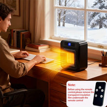 将图片加载到图库查看器,Space Heater for Indoor Use – 1500W Ceramic with Remote & Timer