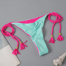 将图片加载到图库查看器,New Festival Flame Halter Bikini Set for Women – Triangle V-Neck Backless Two-Piece Swimsuit with Tie Side Bottoms & Adjustable Lace-Up Fit – Sleek Polyamide Swimwear for Koningsdag/King’s Day & Summer Beach Celebrations