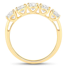 Load image into Gallery viewer, 1.50 Carat Genuine Lab Grown Diamond 14K Yellow Gold Ring