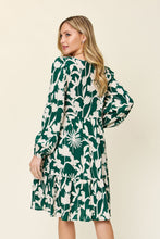 Load image into Gallery viewer, Double Take Full Size Printed Ruffle Hem Dress with Pocket Stylish & Functional Women Dress