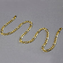 将图片加载到图库查看器,10K Yellow Gold Solid Figaro Chain (5.30 mm)