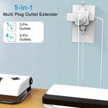 将图片加载到图库查看器,Multi-Function Socket Adapter – Five-Way Wall Extension