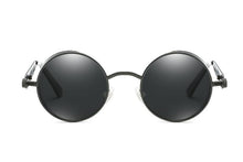 Load image into Gallery viewer, Luxury Popular Retro Gothic Steampunk Polarized Men and Women Brand Designer Vintage Round High Quality Metal Frame Sunglasses With UV400 Protection