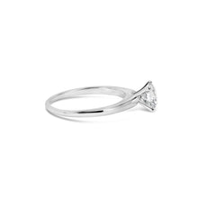 Load image into Gallery viewer, 14K White Gold 1.0 Cttw Round Lab Grown Diamond 4 Prong Solitaire Engagement Ring (F-G Color, VS2-SI1 Clarity) - Ring Size 7
