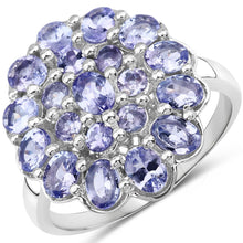 Load image into Gallery viewer, 2.70 Carat Genuine Tanzanite .925 Sterling Silver Ring