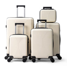 Load image into Gallery viewer, 5-Piece Lightweight Luggage Set with Lock – 12/16/20/24/28 Inch