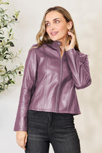 Load image into Gallery viewer, Women Classic Neck Zip-Up Jacket For Everyday Wear Elegant Girls Jacket