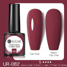 Load image into Gallery viewer, Dark Blue Matte Colorful UV Nail Gel Polish Semi Permanent Popular High Quality Fashion Design