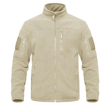 将图片加载到图库查看器,Dark Blue Warm Multi-Pockets Outdoor Tactical Fleece Jacket Soft Unique Style Jacket Work Coats Men's Windbreaker Jacket Sport Hiking Coat For Winter And Autumn