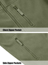 将图片加载到图库查看器,Dark Blue Warm Multi-Pockets Outdoor Tactical Fleece Jacket Soft Unique Style Jacket Work Coats Men's Windbreaker Jacket Sport Hiking Coat For Winter And Autumn