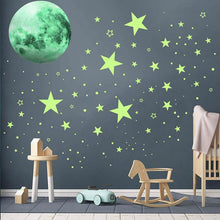 Load image into Gallery viewer, Dark Star Glow and Moon Wall Sticker