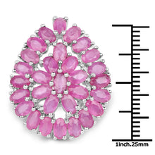 将图片加载到图库查看器,8.10 Carat Genuine Ruby .925 Sterling Silver Ring
