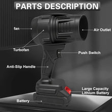 Load image into Gallery viewer, Turbo Jet Handheld Cordless Blower for Leaves, Dust & Car Drying