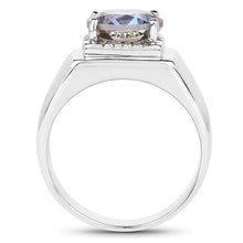 Load image into Gallery viewer, 4.75 Carat Genuine Mystic Topaz .925 Sterling Silver Ring