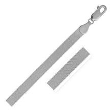 Load image into Gallery viewer, 14k White Gold Super Flex Herringbone Chain (4.60 mm)