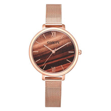 Load image into Gallery viewer, Luxury Set Watch Women Rose Gold Water Drill Bracelet Watch Jewelry Ladies Female Hour Casual Quartz Wristwatches For Women and Girls