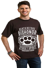 Load image into Gallery viewer, Death Before Men's Bamboo Viscose/Organic Cotton Short Sleeve Graphic T-Shirt