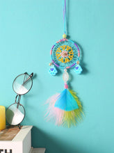 将图片加载到图库查看器,Decoration Home Dream Catchers Hanging Wall Decor Art Pendant Handmade Traditional White Cloud Dream Catcher With Led String Lights Wall Hanging Kids Room Decor Nursery Wall Art Ornament Decor Craft Gift Cute Wind Chimes National Feather Kids Girls