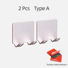 Load image into Gallery viewer, Decorative Hook 2 Pcs Punch Free Razor Holder Storage Hook Wall Men Shaving Shaver Shelf Bathroom Razor Rack Wall Bathroom Accessories