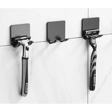 Load image into Gallery viewer, Decorative Hook 2 Pcs Punch Free Razor Holder Storage Hook Wall Men Shaving Shaver Shelf Bathroom Razor Rack Wall Bathroom Accessories