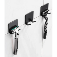 Load image into Gallery viewer, Decorative Hook 2 Pcs Punch Free Razor Holder Storage Hook Wall Men Shaving Shaver Shelf Bathroom Razor Rack Wall Bathroom Accessories