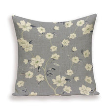 Load image into Gallery viewer, Decorative Plant Flower Throw Pillow Cover Soft Linen Cushion Cover For Living Room Couch Sofa Patio Outdoor Home Decor Decorative Plant Flower Throw Pillow Covers For Couch Sofa Bed Modern Quality Design Cushion Cover 45x45cm