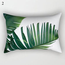 Load image into Gallery viewer, Decorative Throw Pillows Tropical Plants Pillow Cover Polyester Pillow Covers With Flowers And Plants Tropical Style Linen Throw Pillow Covers Decoration Pillowcase Cushions Home Decor